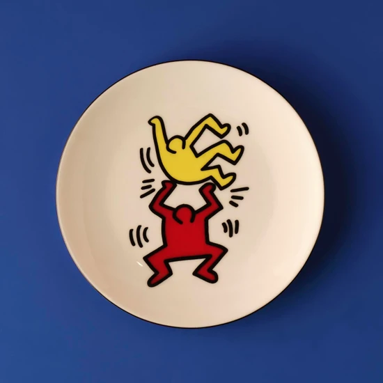 Bella Maison Keith Haring Double Pasta Tabağı (19 Cm)