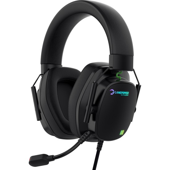 Gamepower Kai Titanium Siyah 7.1 Surround Hi-Fi Manyetik Pad Rgb Gaming Kulaklık (2x Cooling Pad Hediyeli)