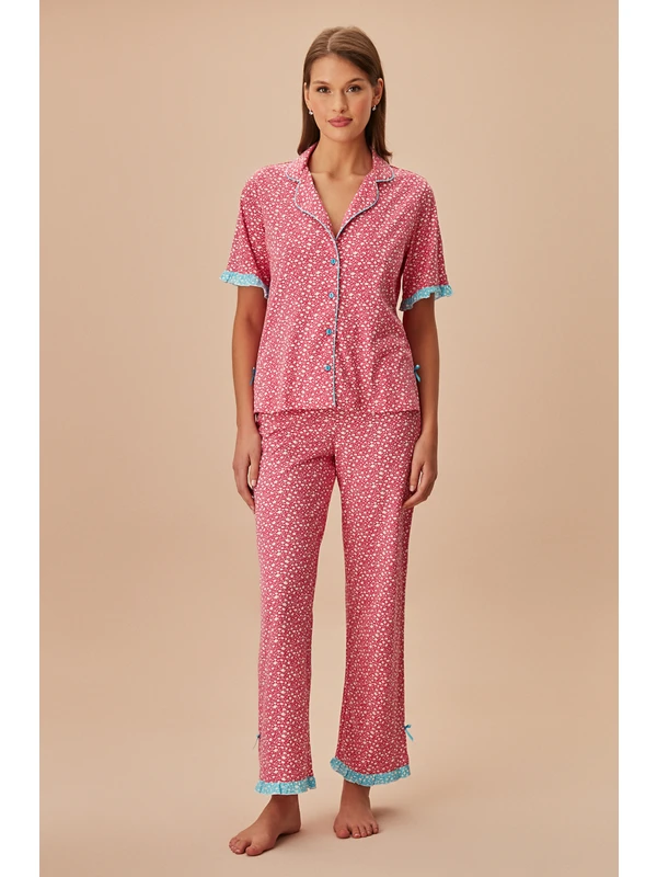 Suwen Colourful Maskülen Pijama Takımı