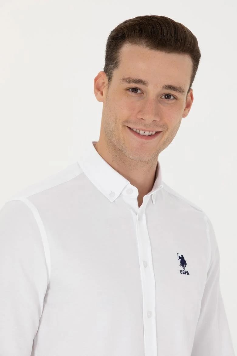 U.S. Polo Assn. Erkek Slim Fit Gömlek görsel 5
