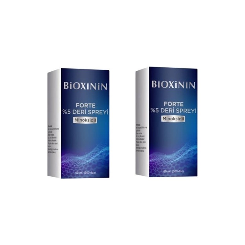 Bioxinin Bioxini n Forte 5 Deri Spreyi 2 Adet Yeni Ambalaj