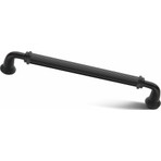 Interio Melis Mat Siyah Lüks Mobilya Dolap Çekmece Kulp 128MM