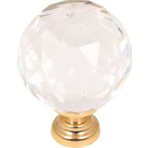 Interio Kristal Düğme Kulp Modelleri Altın Dolap Çekmece Mobilya Mutfak Kulbu 30MM