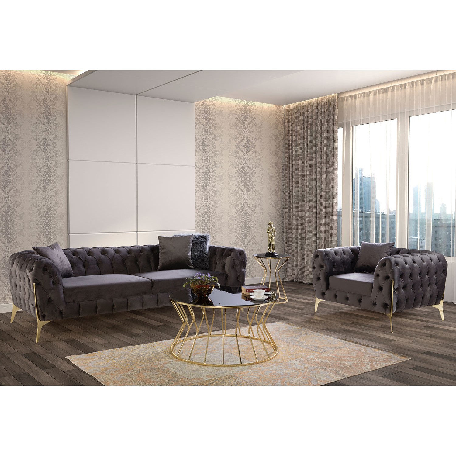 Eymense Platinum Koltuk Takımı Antrasit 3+1 Fiyatı Eymense Platinum Koltuk Takımı Antrasit 3+1 Fiyatı