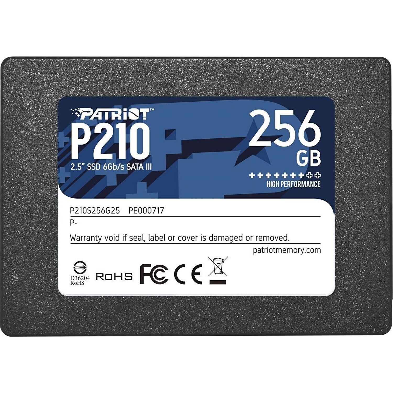 Patriot ssd 256gb p210 p210s256g25 страна производитель