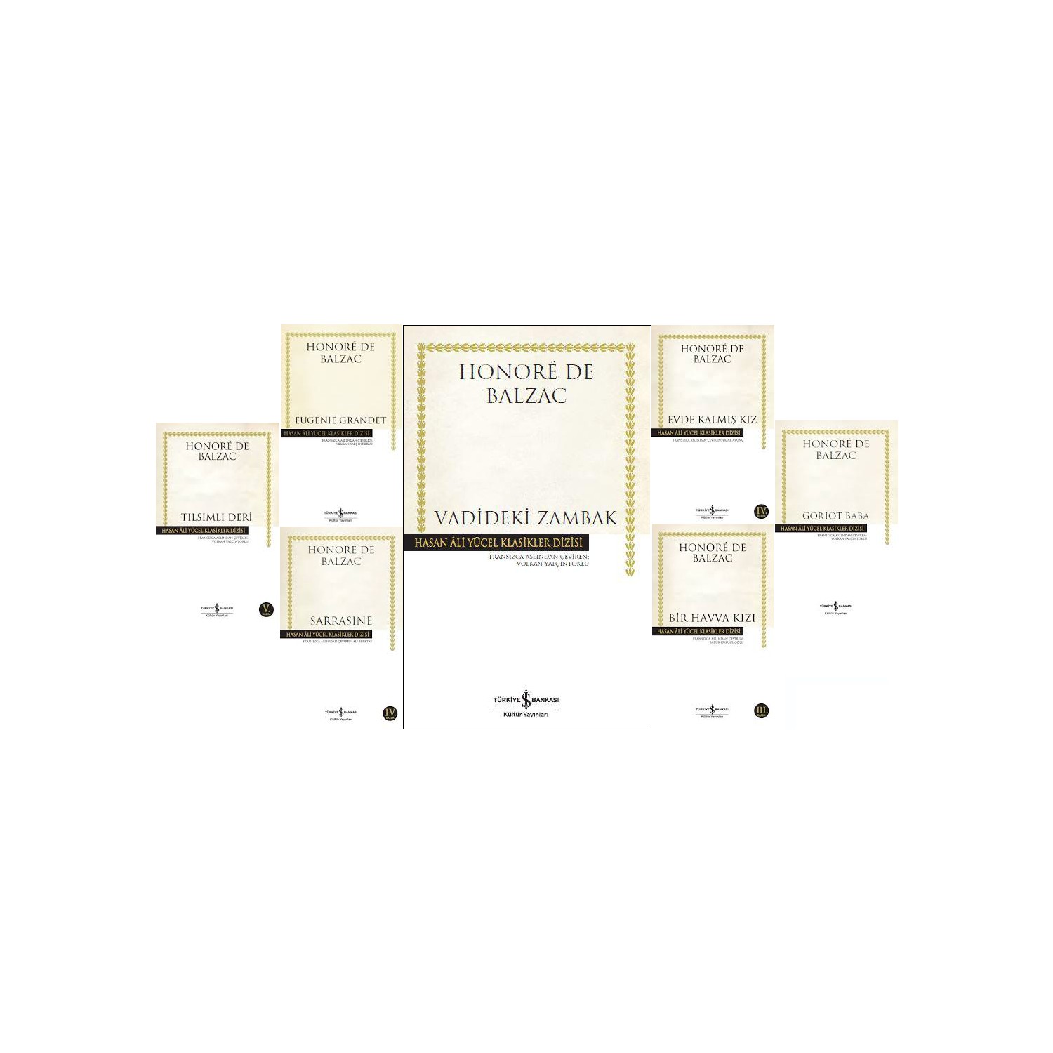 İş Bankası Honore De Balzac 7 Kitap Set Hasan Ali Yücel Kitabı