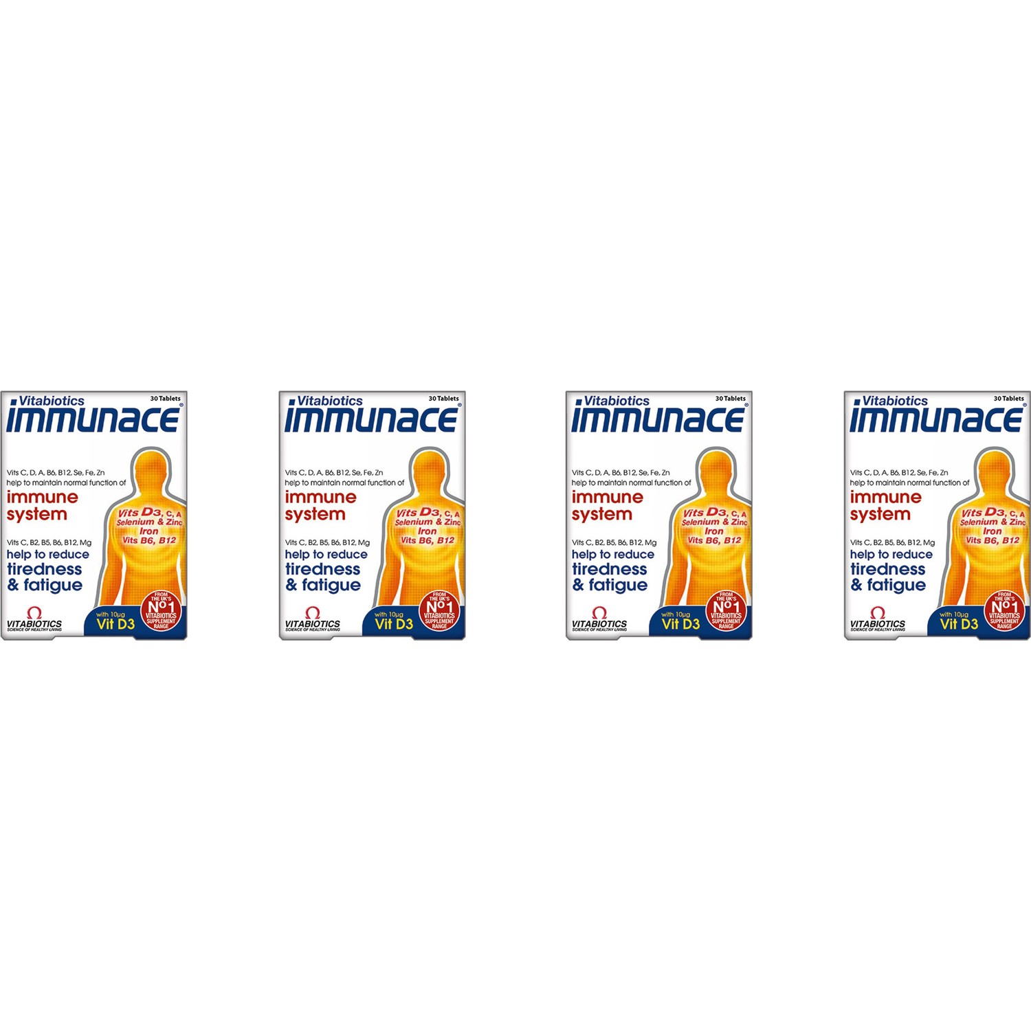 Vitabiotics Immunace 30 Tablet 4 Lu Paket Fiyati