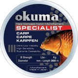 Okuma Carp 300 mt 14.00 Lb 6.36 kg 0.31 mm Camou Misina