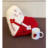 Giftmoda  Best Friends Forever Tasarımlı Kupa ve Yastık Set