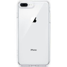 Fibaks Apple iPhone 8 Plus Kılıf A+ Şeffaf Lüx Süper Yumuşak 0.3mm Ince Slim Silikon