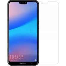 Fibaks Huawei P20 Lite Ekran Koruyucu Kısa Temperli Sert Cam 9H Kırılmaz Cam Koruma Maxi