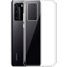 Fibaks Huawei P40 Pro Kılıf A+ Şeffaf Lüx Süper Yumuşak 0.3mm Ince Slim Silikon