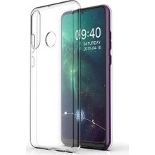 Fibaks Huawei Y6P Kılıf A+ Şeffaf Lüx Süper Yumuşak 0.3mm Ince Slim Silikon