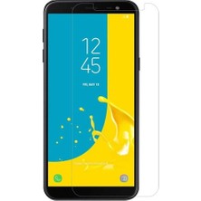 Fibaks Samsung Galaxy A7 2018 Ekran Koruyucu Kısa Temperli Sert Cam 9H Kırılmaz Cam Koruma Maxi