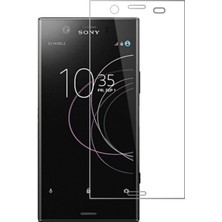 Fibaks Sony Xperia Xz1 Ekran Koruyucu Kısa Temperli Sert Cam 9H Kırılmaz Cam Koruma Maxi