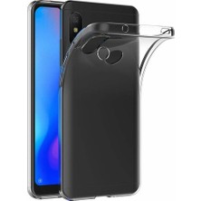 Fibaks Xiaomi Mi A2 Lite Kılıf A+ Şeffaf Lüx Süper Yumuşak 0.3mm Ince Slim Silikon