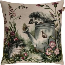 Believe Hedgehog Goblen Kırlent 45 x 45 cm