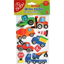 Bubu Küçük Araçlar Eva 3D Sticker Model 3