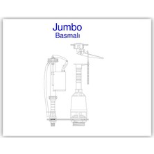 Visam Jumbo  Basmalı Iç Takım (Zeplin Flotörlü)