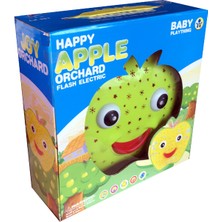 Müzikli - Projektörlü Oyuncak Çarp & Dön Özellikli Happy Apple