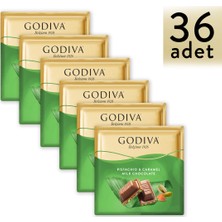 Godiva Kare Antepfıstıklı Karamel 60 gr x 36'lı