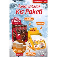 Cafe Crown Hediyeli Kış Paketi Sahlep & Sıcak Çikolata - Bardak Hediyeli