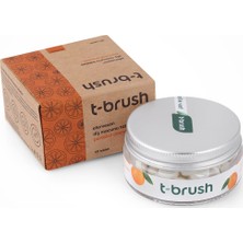 T-Brush Portakal Aromalı Diş Macunu Tableti-Florürsüz