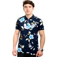 Exuma Polo T-Shirt Erkek Lacivert/beyaz/mavi 1912085-410 Nvy