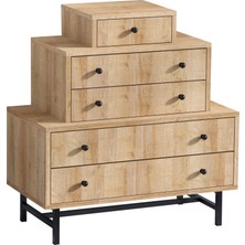 Decormet Tata Şifonyer Safir Meşe