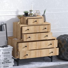 Decormet Tata Şifonyer Safir Meşe