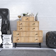 Decormet Tata Şifonyer Safir Meşe