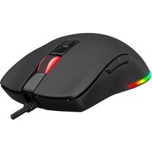 Everest SGM-L1 LUMOS Siyah 6400dpi RGB Ledli Makrolu Gaming Oyuncu Mouse