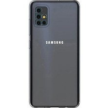 Case Street Samsung Galaxy M31S Kılıf Kamera Korumalı Silikon Şeffaf