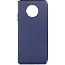 Case Street Xiaomi Redmi Note 9 Pro 5g Kılıf Premier Silikon Mat Koruma+Nano Glass Lacivert