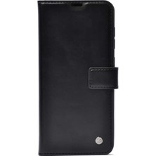 Gpack Apple iPhone 12 Pro Max Kılıf Kar Delüx Cüzdan Kartvizitli Standlı Kopçalı Siyah