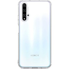 Gpack Huawei Nova 5t Kılıf Antishock Ultra Koruma Sert Silikon Şeffaf