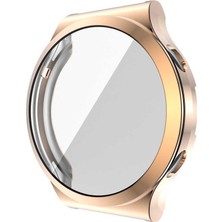 Gpack Huawei Watch Gt 2 Pro Kordon Önü Kapalı Renkli Silikon Bronz
