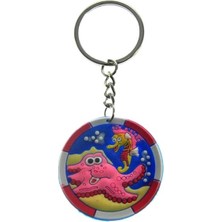 Hd Marketim Sevimli Deniz Yıldızı ve Atı Figürlü Anahtarlık