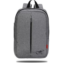 Haki 15,6" Notebook Sırt Cantası Gri