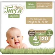 Baby Turco Doğadan 4 Numara Maxi 120'LI