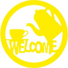 Sticker Fabrikası Welcome Hoşgeldiniz Sticker 00631