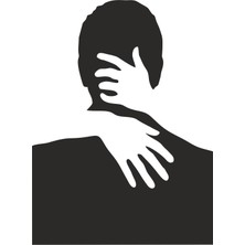 Sticker Fabrikası Sarılan Kol Sticker 00632