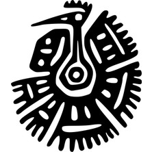 Sticker Fabrikası Maya Kuşu Sticker 00638