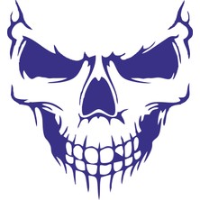 Sticker Fabrikası Araba Kaput Kurukafa Kuru Kafa Sticker 00660