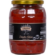 Likyova Domates Salçası 1 kg Cam Kavanoz Türkiye Menşeli Organik Domates Salçası