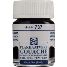 Talens Guaj Boya 16 ml Neutral Black - Siyah 737