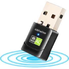 Ac Mini Wifi 600 Mbps 5ghz USB Adaptör Kablosuz Alıcı