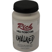 Rich Multi Decor Chalked Akrilik Boya 250 cc Paris Gri