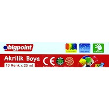 Bigpoint Akrilik Boya 6 Renk x 25 ml