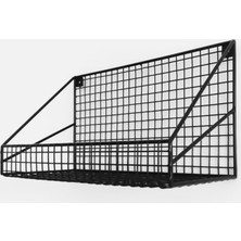 Go Dekor Dekoratif Metal Duvar Organizer Rafı